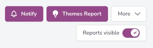 Report Visible toggle on Assessment Dashboard